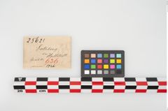 Etikett zu Bronzemehrkopfnadel (NHMW-PRAE-025621)